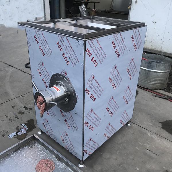 Poultry Frozen Meat Grinder 500kg/H 5.5kw Mixer Meat Mincer Grinder