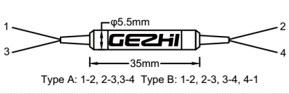 circulador de manutenção da fibra da polarização 1310-2050nm para o sensor da fibra