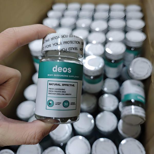 Suplementos nutricionales de cápsulas mágicas para el cuerpo de menta, perejil y clorofila con ingredientes naturales