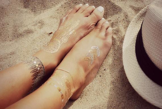 Jewelry Metallic tattoo