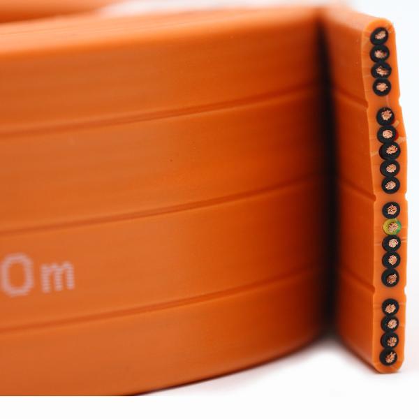 Flat Traveling Cable for Elevator with CE certificate 36G0.75 +2x2Px0.75 with Special PVC Jacket