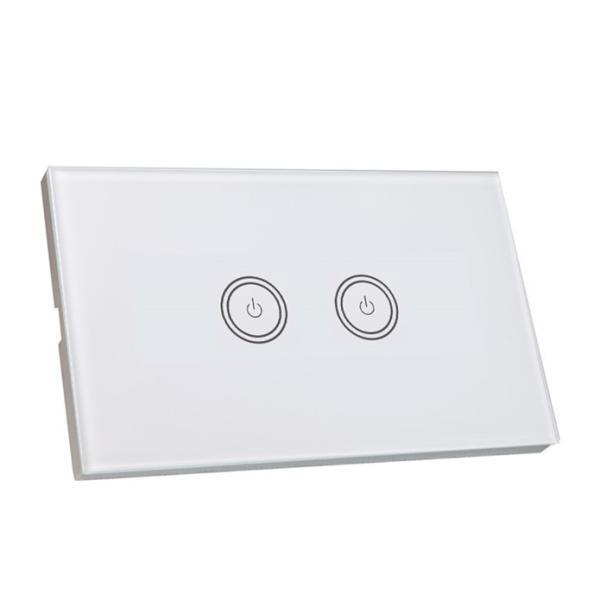 US 1 2 3 Gang Home Automation Light Switches 1800w 120*72*34 Mm 50Hz~60Hz