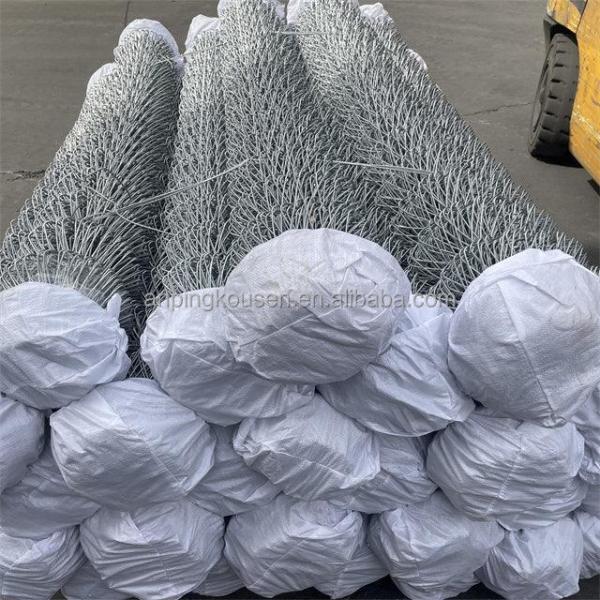 6ft X 50ft ПВХ покрытый оцинкованный стальной цепной ссылки ограждения для промышленных применений