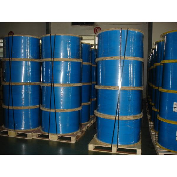 Aluminum Tube Trunk Cable 412JCAM with Zinc Coated Messenger