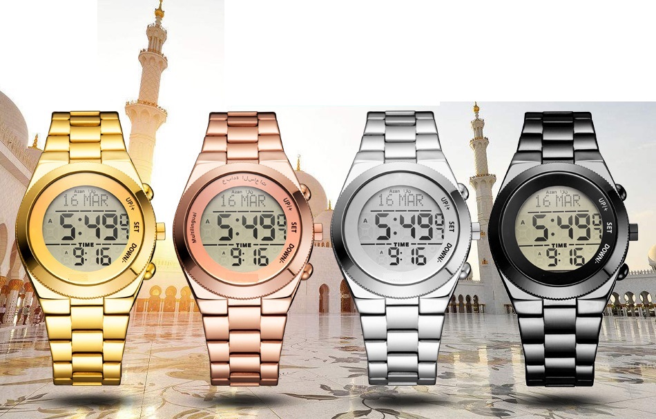 Людей цифровых часов 3ATM Rosegold цифровые часы водоустойчивых водостойкие 38MM