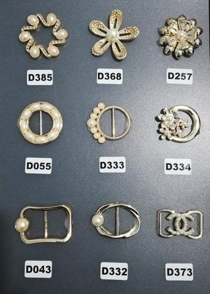 Colorful Round Plastic Shoe Buckles For Clothes Bag Sports Wear Shoe