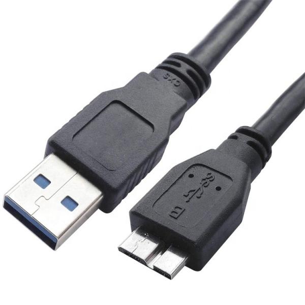 High Speed 5gbps Data Charging USB 3.0 Micro B Cable for SDD HDD Hard Disk