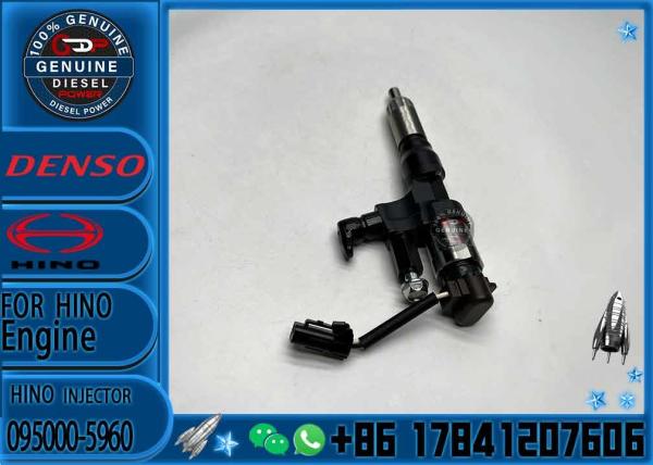 Common Rail Injector 095000-5960 For HINO J07E J08 23670-E0301  095000-6592 095000-6593 095000-6602
