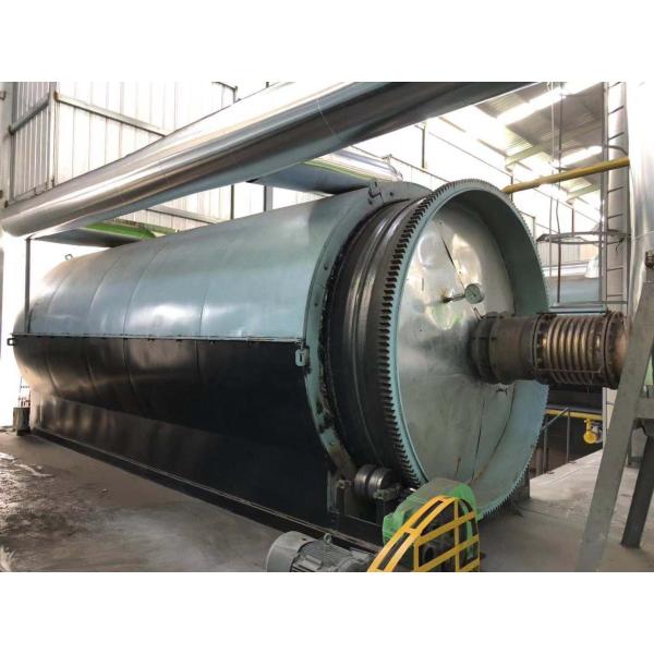 15.5kw Тип Маломасштабные отходы шины Пластиковая каучуковая пиролизная установка для производства топлива