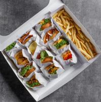 Customized food grade packaging, hamburger and french fry box fast food disposable kraft paper box