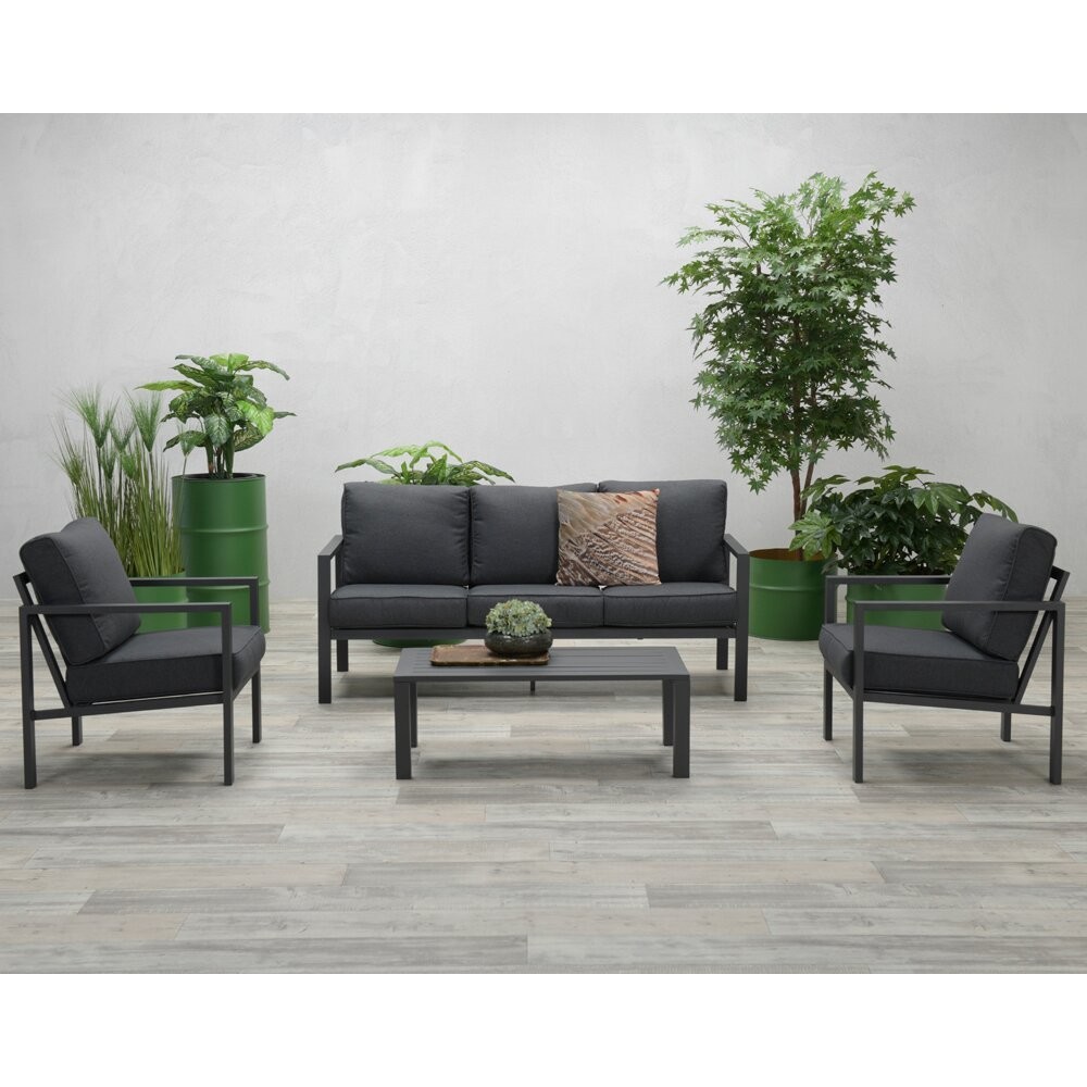 5 Seater Outdoor Furniture Set Made of Aluminum for Modern Outdoor Living