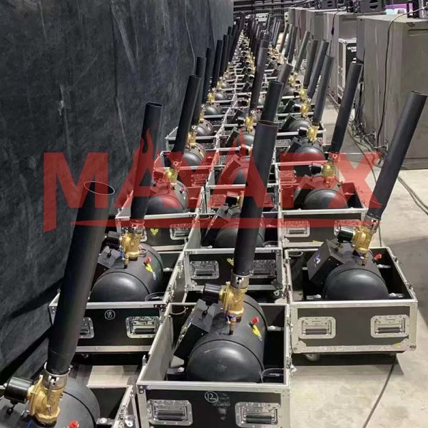 Mini Streamer Confetti Cannon with 14M  Height, 60W Power, and DMX512 Control Mode for Events