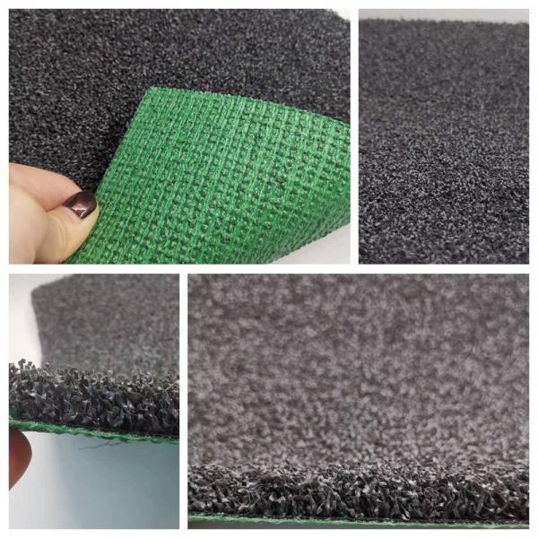 Grey Red Blue Green Synthetic Turf for Tennis Playground and Gym Facility 13mm Height