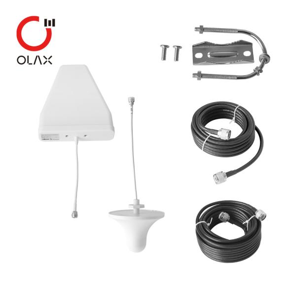 Black 2G 3G 4G Cell Phone Mobile Signal Booster Repeater 900 1800 2600MHz