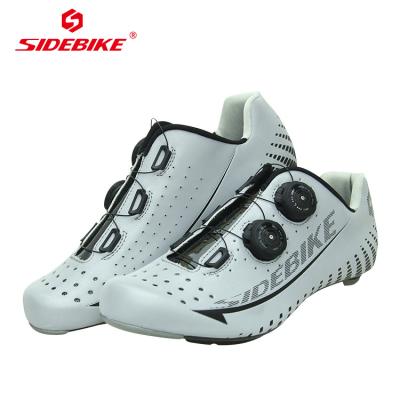 OEM Carbon Road Bike Shoes , Quick Lace - SPD Cleat Compatible Mountain Road Biking Shoe