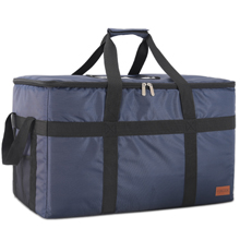 XL Insulated Food & Grocery Delivery Bag - For Catering, Restaurants, Delivery Drivers, Zipper and Handles,