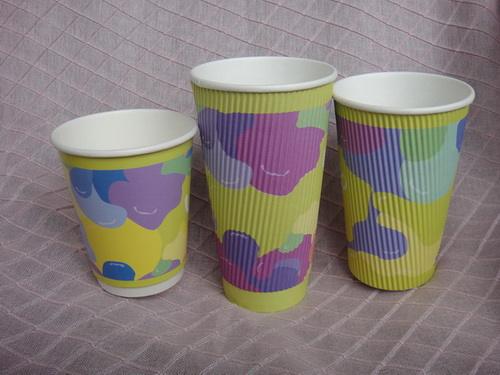 Fully Automatic double wall coffee cups Forming Machine Middle Speed 90 Cups / Minute with ultrasonic