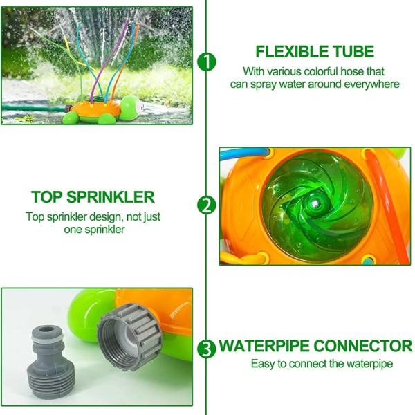 игрушка спринклера черепахи 430g