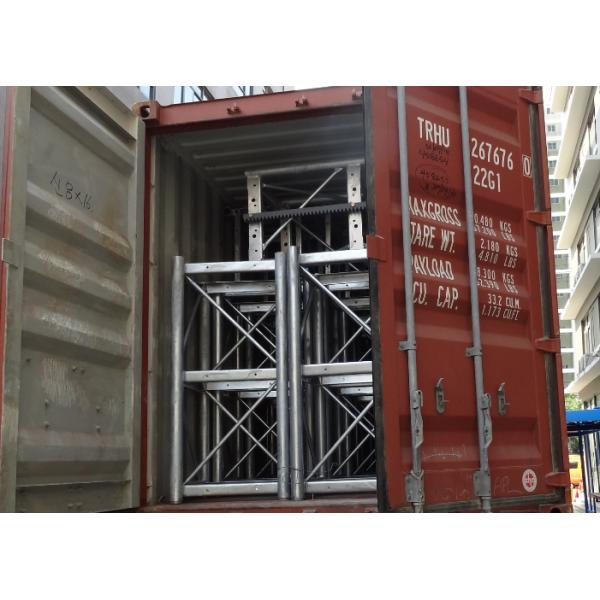 2T Payload 46M/Min FC Motor Rack Pinion Construction Site Hoist