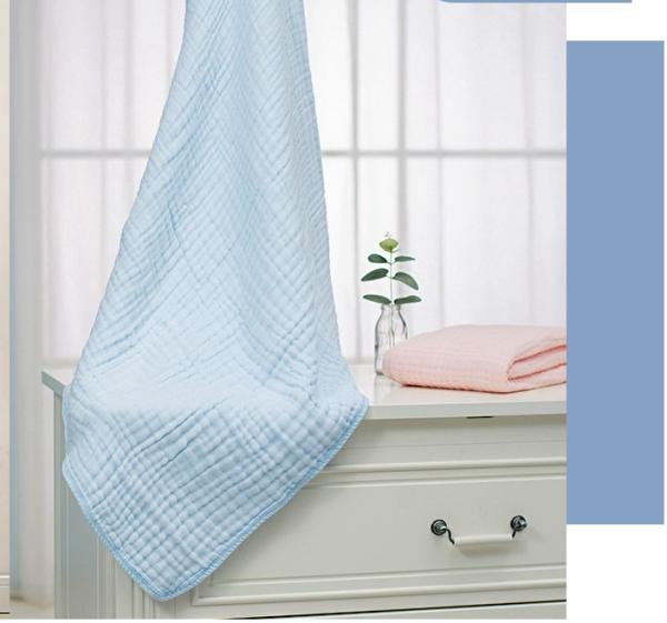 Azul de tingidura 58 da rapidez antibacteriano de Gauze Fabric By The Yard da bolha do algodão