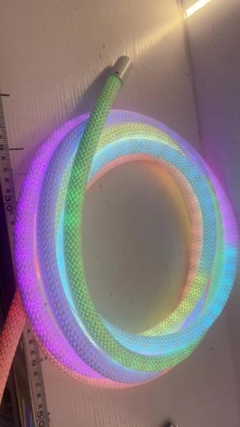 Couleur de rêve magique 24v couverture tissée 360 degrés LED tubes néonflex pixel rgbic néon éclairages flexibles