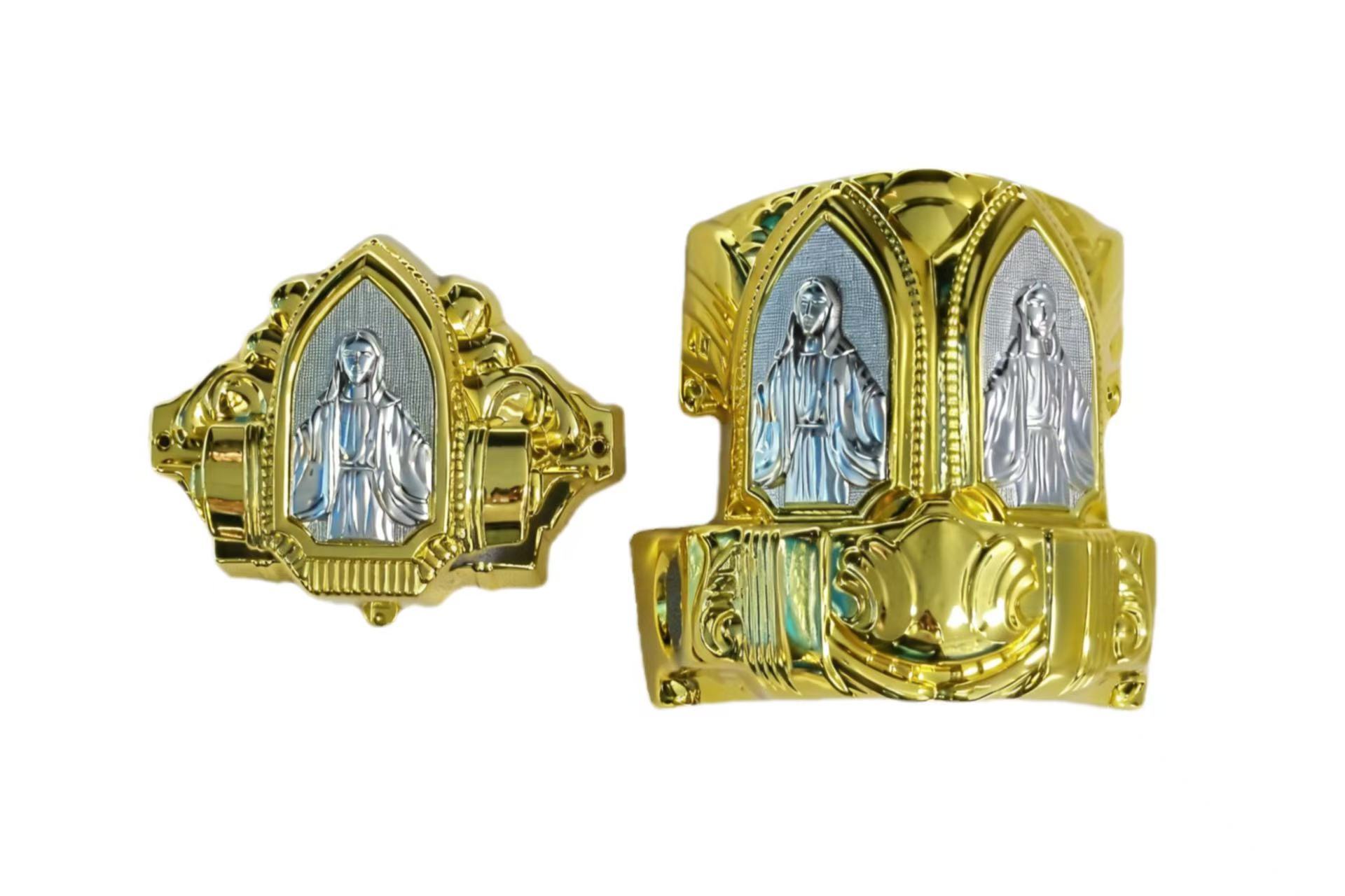 Luxury Silver Gold Madrid 15-C# Coffin Accessories