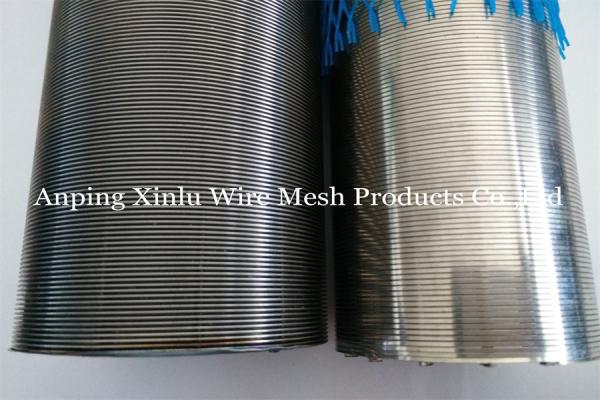 SS304 316L Wedge Wire Johnson Screen Tube For Replace Changeable Filter Element