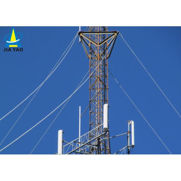 3 Leg 60 Degree Telecom Triangular Lattice Tower Self Supporting Communication Angle Steel Tower