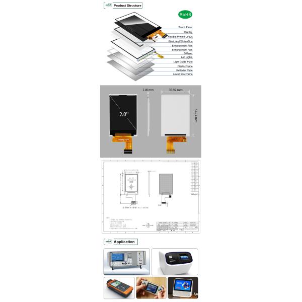 Polcd 262K 2.4Mm 2-дюймовый ЖК-экран ST7789V IPS TFT LCD 240X320