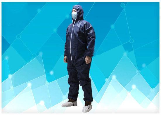 Disposable Protective Suit Breathable Disposable Coveralls Durable Non Allergic Disposable Work Coveralls