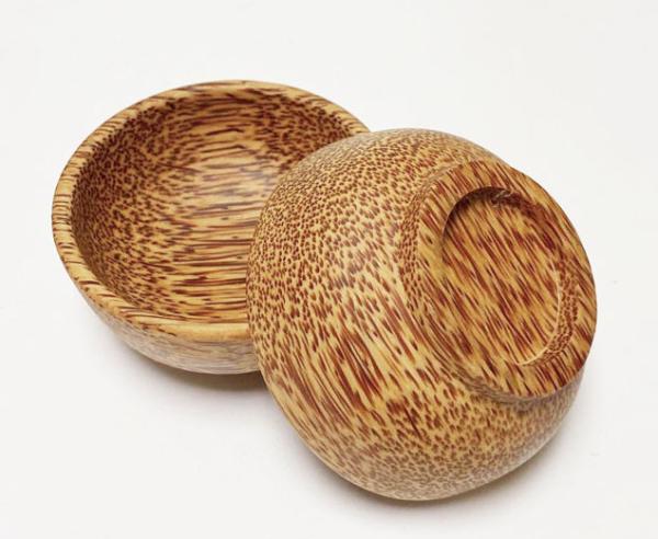 Coconut Fiber Wooden Cooking Utensils Salad Vegan 9cm Coconut Wood Bowls