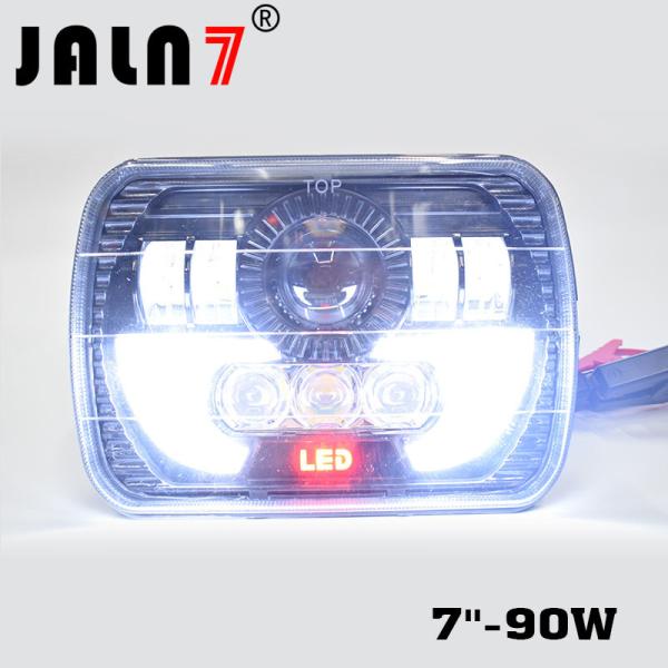 Led Work Light JALN7 7Inchs 90W Car Driving Lights Fog Light Off Road Lamp Car Boat Truck SUV JEEP ATV Led Light