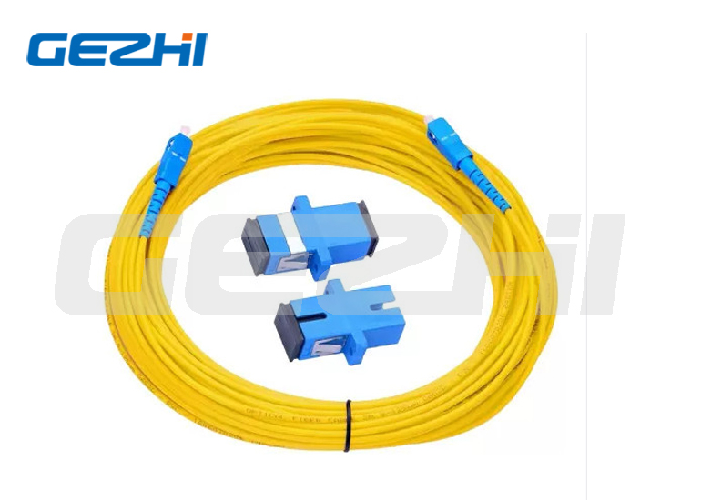 Гибкий провод стекловолокна Lc-Lc симплекса симплекса 3.0mm SC/APC-SC/UPC