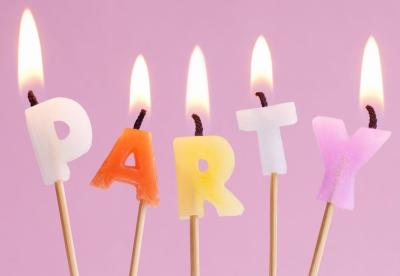 Smokeless Party Letter Candles For Cakes , Alphabet Letter Candles Eco Friendly