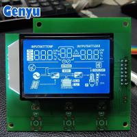 LCD 7 Segment Display HTN White On Blue Chip On Board AIP31621 Driver For Inverter