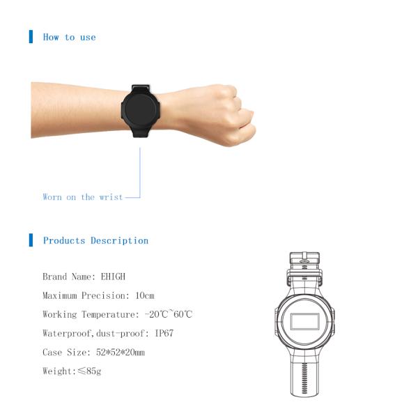 Wristband 10cm социальный дистанцируя
