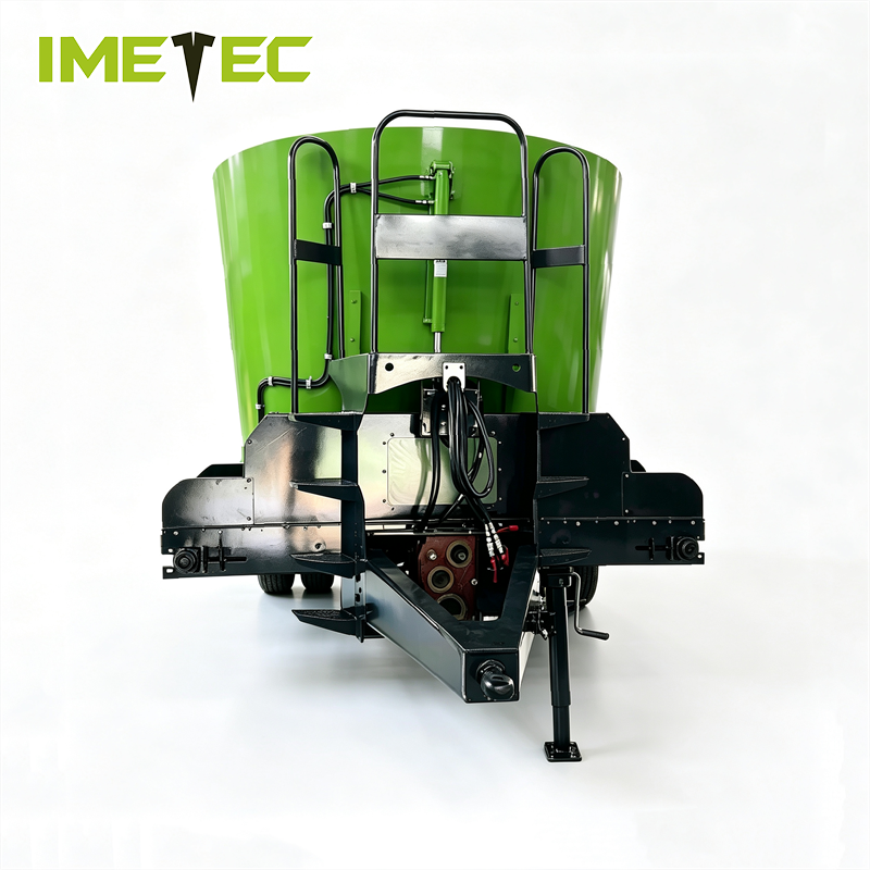 Heavy Duty Vertical Trailed Feed Mixer Wagon PTO Driven TMR Mixer For Beef Cattle Ranch