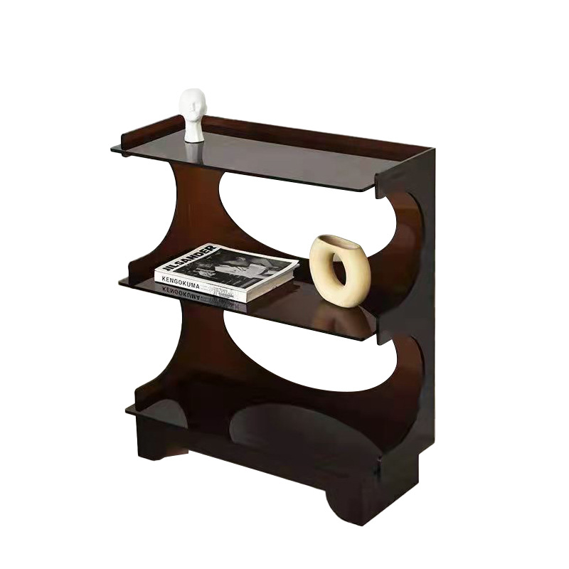 Acrylic Multi-layer Storage Shelf Three-Tier Design Office Bathroom Cosmetics Pot Soap Other Goods Standing Type Boxed