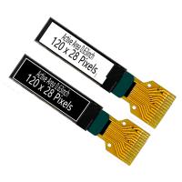 0.63 polegadas 120x28 pixels OLED Display Module Matriz passiva Monocromática Cor Branca