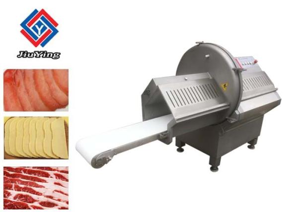 High Efficiency Frozen Fish Slicer Machine / Automatic Sausage Cutting Equiment