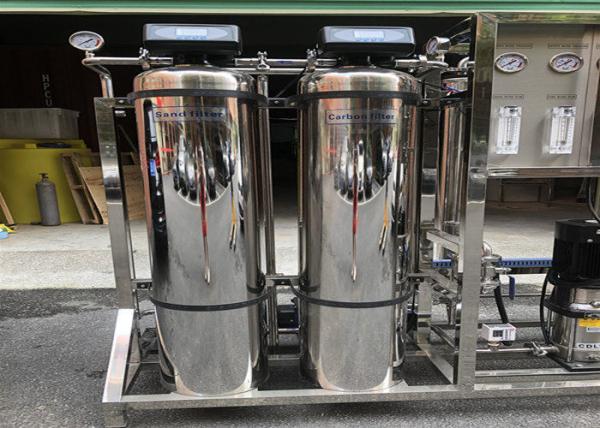 Custom RO Water Treatment System , Reverse Osmosis Water Treatment Plant Stainless Steel