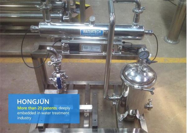 Standard Design Industrial Drinking Water Purification Systems 0.8-1.6 Mpa Working Pressure