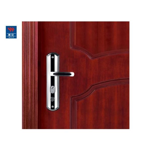 Latest Fire Rated Internal Kitchen 4 Panel Design Veneer Wood Door With Modelling