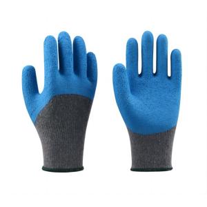 10 Gauge Latex Crinkle Palm Coated Rubber Dipped Gloves EN388 Certified for