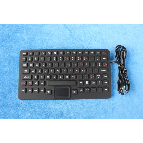 Silicone Waterproof Touchpad Keyboard 89 Keys IP67 Dynamic Sealed