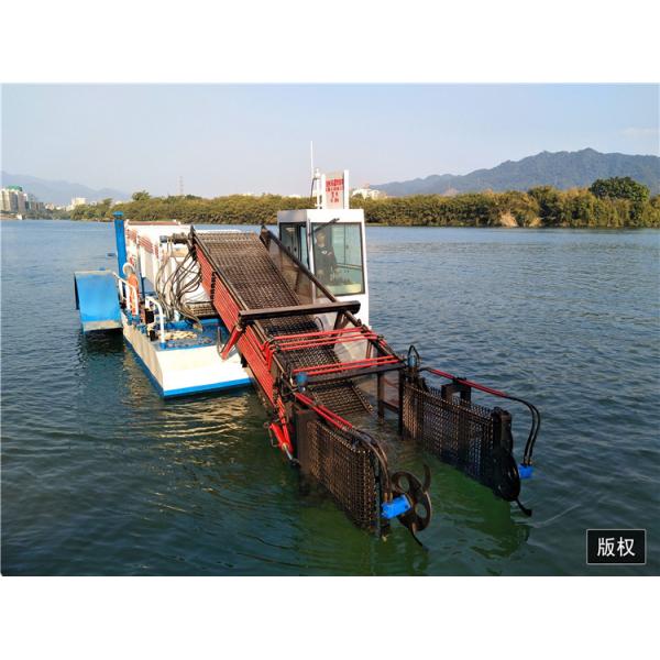 CCSB Steel Mini Aquatic Weed Harvester For Reed Water Hyacinth Harvesting