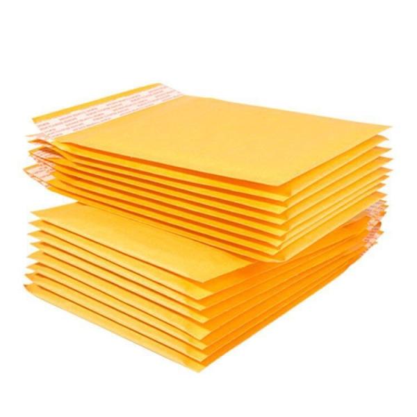 Natural Padded Roll Kraft Bubble  Mailer Light Purple Bubble Envelope
