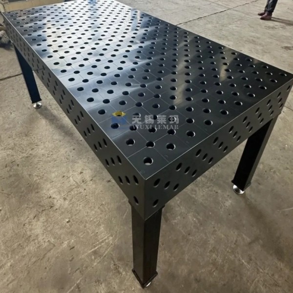 System 28 S355J2+N Steel Welding Table with 28mm Locating Borehole