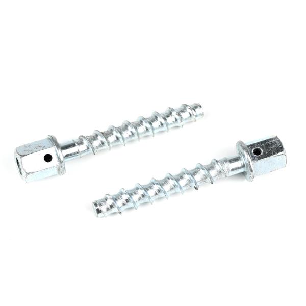 M10 Anclaje de vara de hilo de brida HEX electrolibrado para tornillos de pernos en ventilación de calefacción