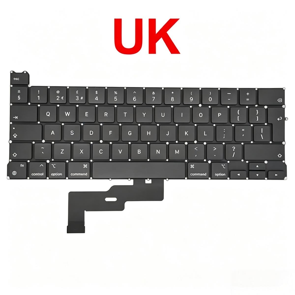 MacBook Keyboard Replacement with Scissor-Switch Mechanism and Multiple Language Layouts for MacBook Pro M1/M2 A2338